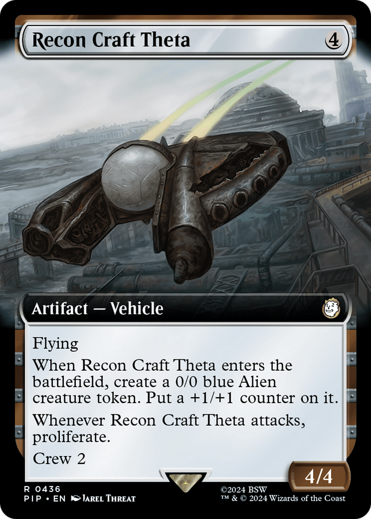 Recon Craft Theta (Extended Art) [Fallout] | Golgari Games