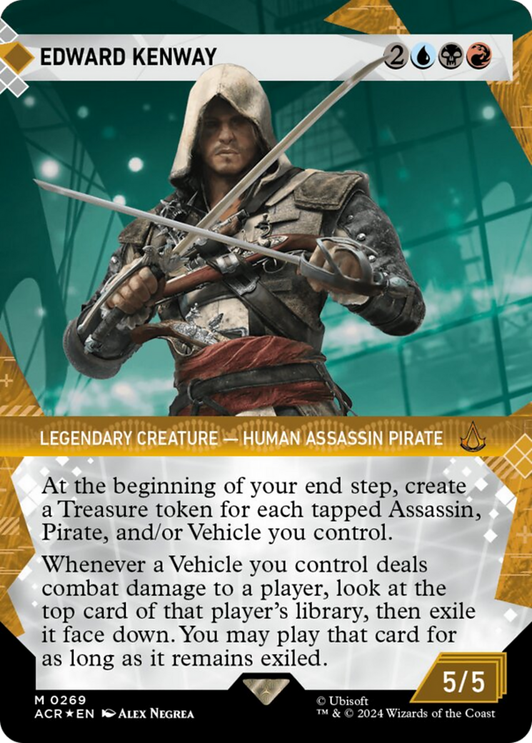 Edward Kenway (Showcase) (Textured Foil) [Assassin's Creed] | Golgari Games