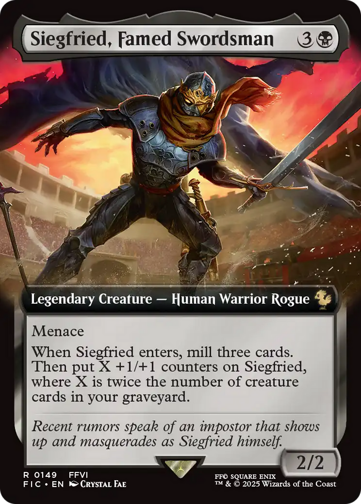 Siegfried, Famed Swordsman (Extended Art) [FINAL FANTASY Commander] | Local Legends