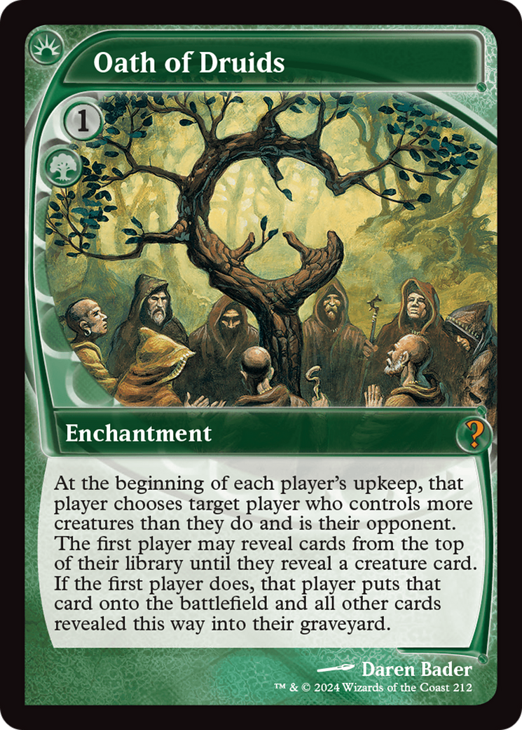 Oath of Druids (Future Sight) [Mystery Booster 2] | Local Legends