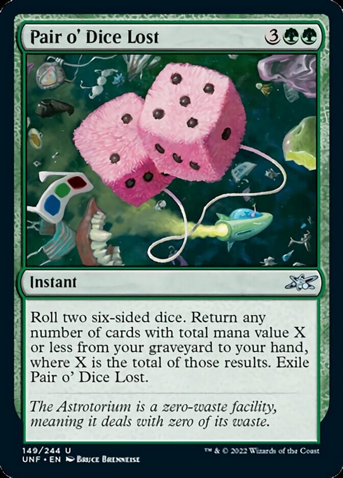 Pair o' Dice Lost [Unfinity] | Golgari Games