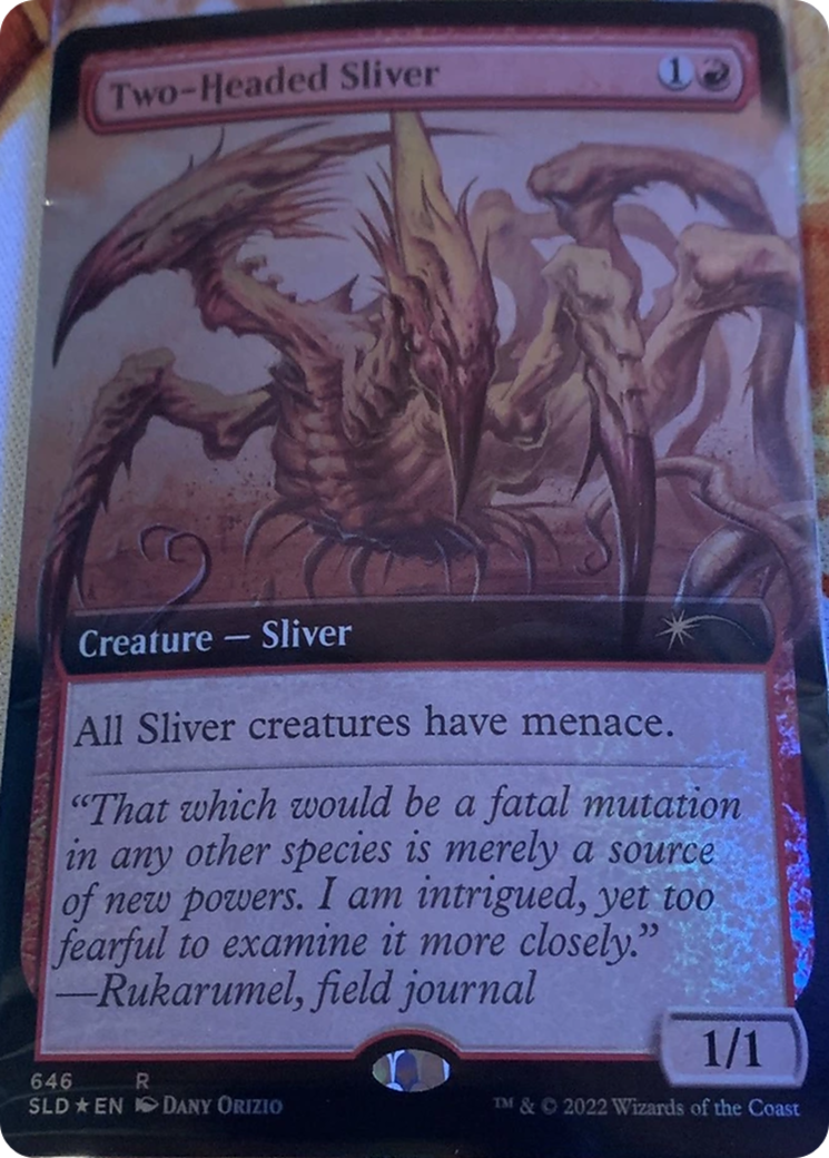 Two-Headed Sliver (Extended Art) [Secret Lair Drop Promos] | Local Legends
