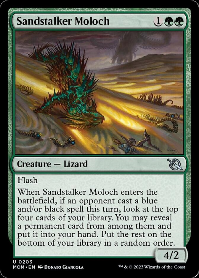 Sandstalker Moloch [March of the Machine] | Golgari Games