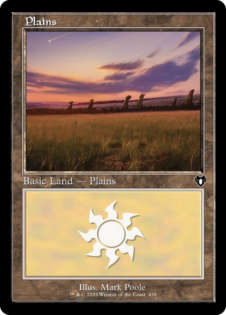 Plains (439) (Retro) [Commander Masters] | Golgari Games