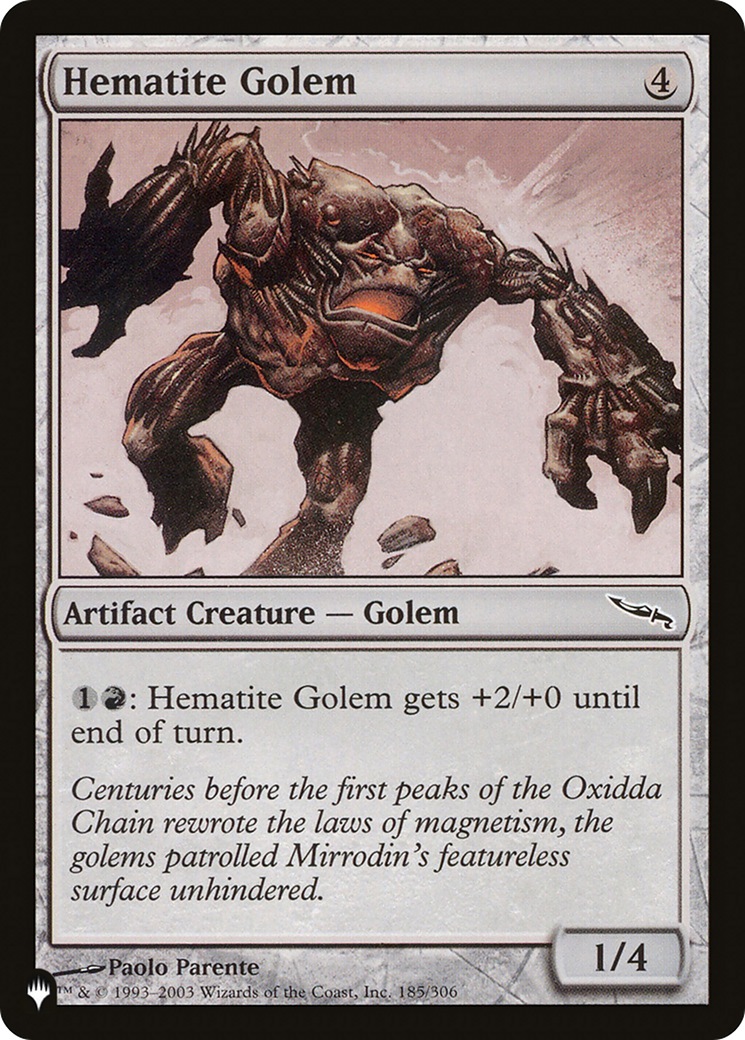 Hematite Golem [The List] | Local Legends