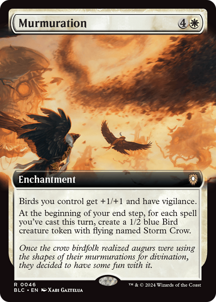 Murmuration (Extended Art) [Bloomburrow Commander] | Local Legends