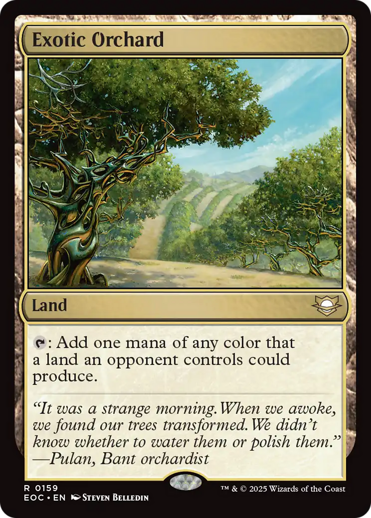 Exotic Orchard [Edge of Eternities Commander] | Local Legends