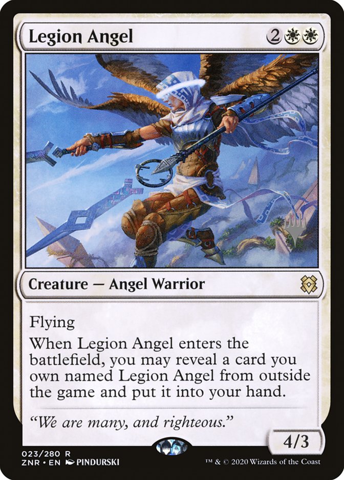 Legion Angel (Promo Pack) [Zendikar Rising Promos] | Local Legends
