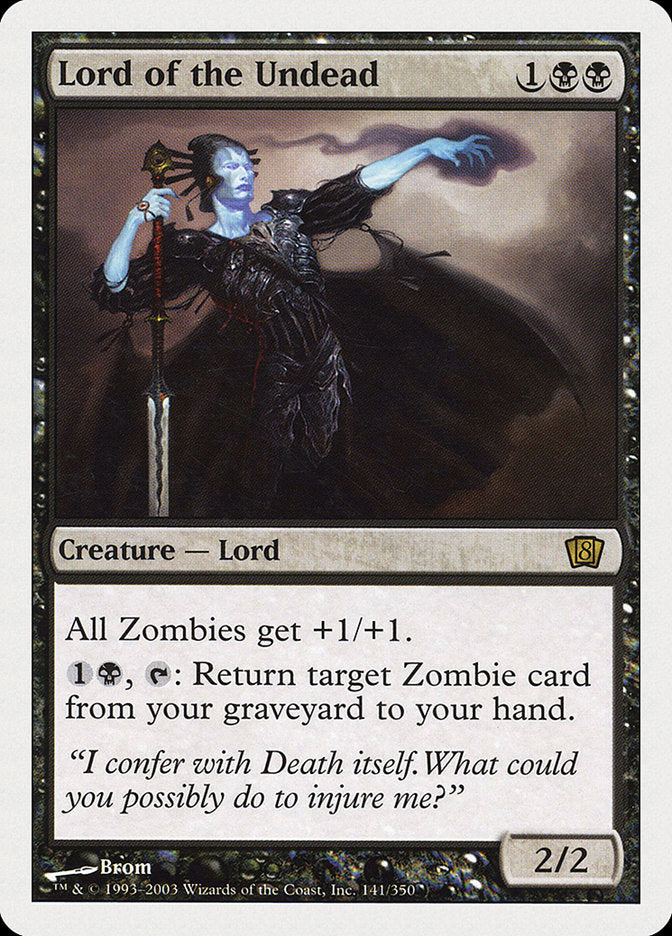 Lord of the Undead (8th Edition) [Oversize Cards] | Golgari Games