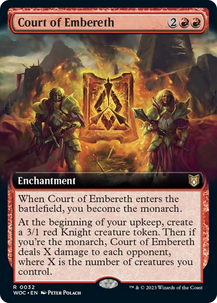 Court of Embereth (Extended Art) [Wilds of Eldraine Commander] | Local Legends