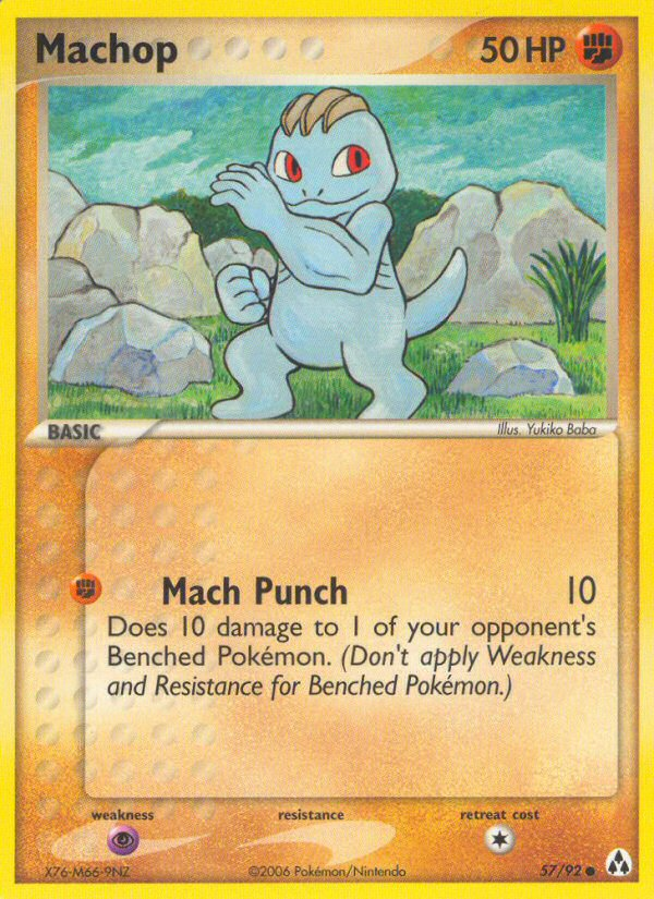 Machop (57/92) [EX: Legend Maker] | Local Legends
