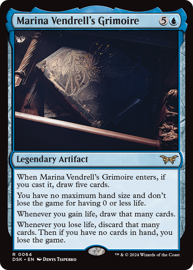 Marina Vendrell's Grimoire [Duskmourn: House of Horror] | Local Legends