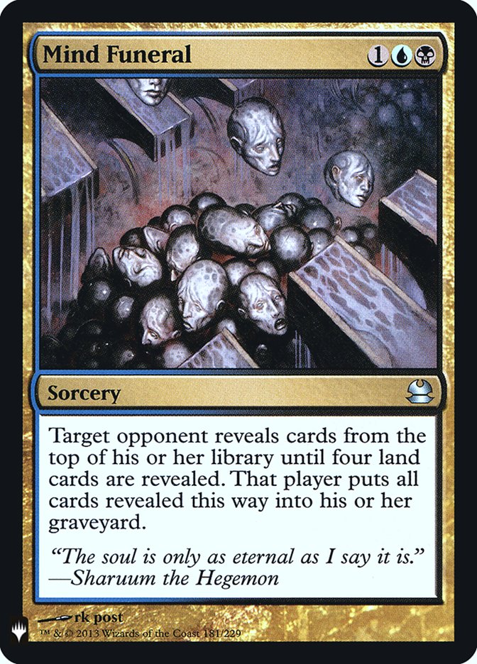 Mind Funeral [Mystery Booster] | Local Legends