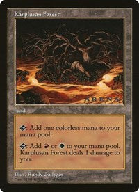 Karplusan Forest (Oversized) [Oversize Cards] | Local Legends