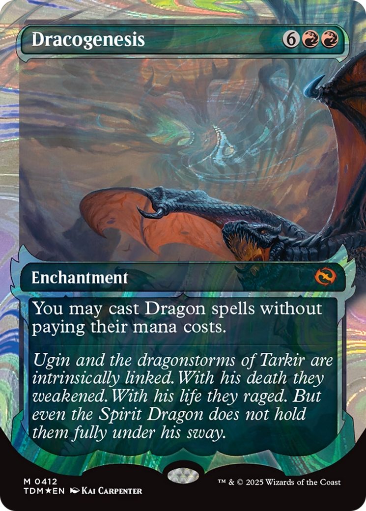 Dracogenesis (0412) (Showcase) (Halo Foil) [Tarkir: Dragonstorm] | Local Legends