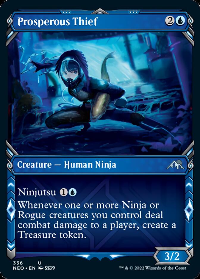 Prosperous Thief (Showcase Ninja) [Kamigawa: Neon Dynasty] | Local Legends