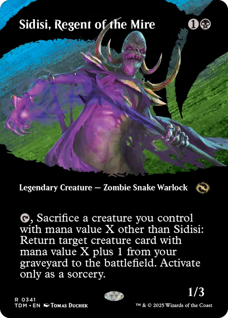 Sidisi, Regent of the Mire (Borderless) [Tarkir: Dragonstorm] | Local Legends