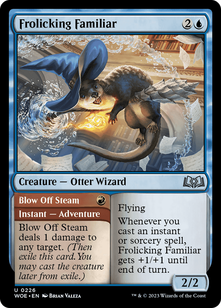 Frolicking Familiar // Blow Off Steam [Wilds of Eldraine] | Local Legends