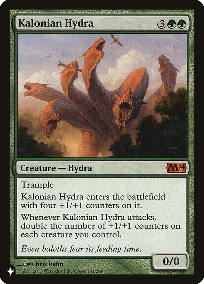 Kalonian Hydra [The List] | Golgari Games