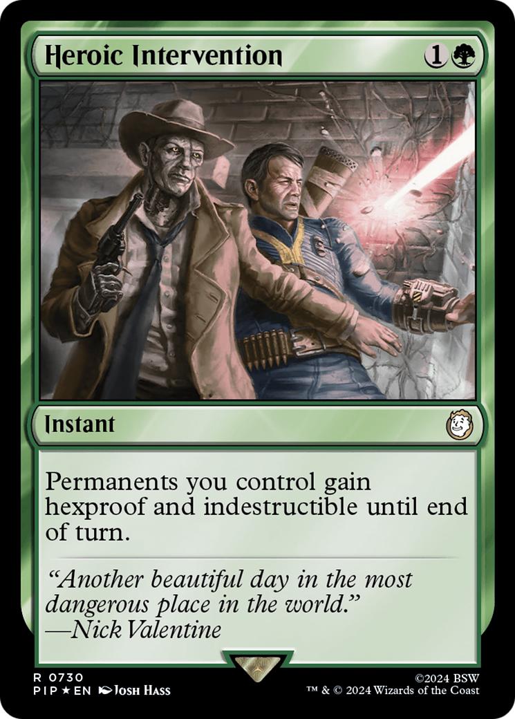 Heroic Intervention (Surge Foil) [Fallout] | Local Legends