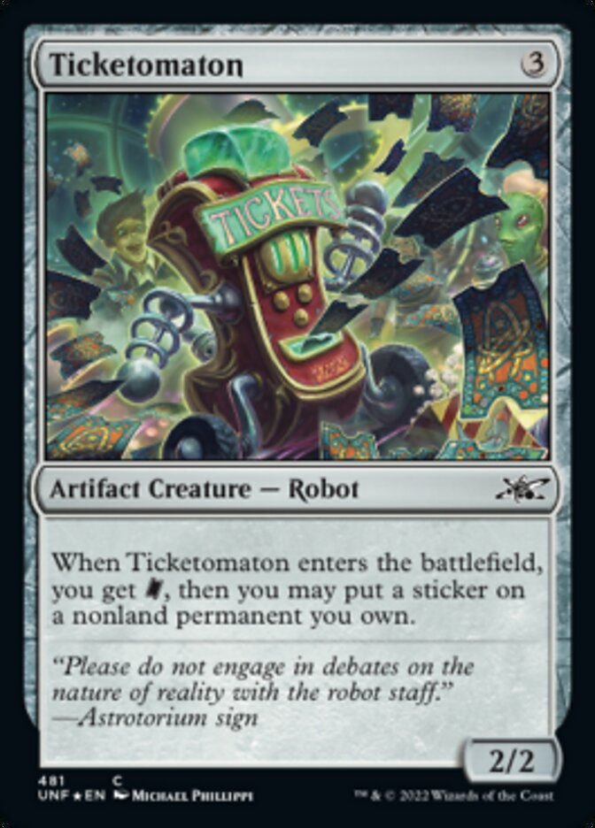 Ticketomaton (Galaxy Foil) [Unfinity] | Local Legends