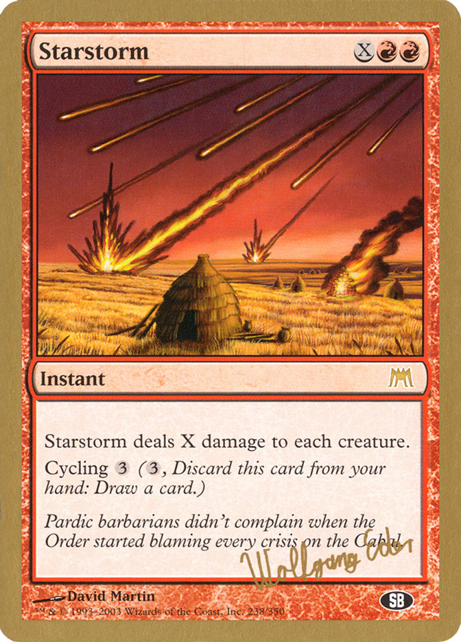 Starstorm (Wolfgang Eder) (SB) [World Championship Decks 2003] | Local Legends