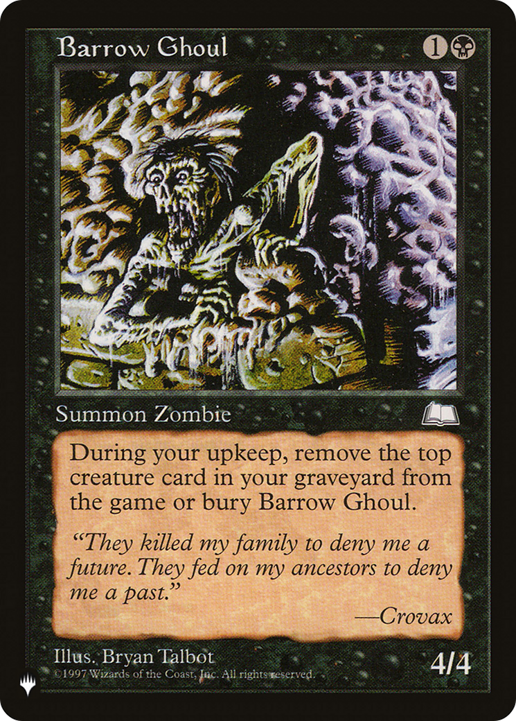 Barrow Ghoul [The List] | Golgari Games