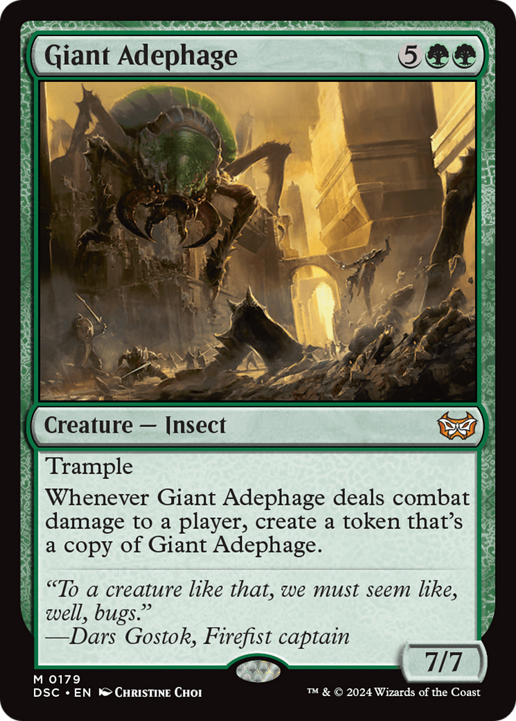 Giant Adephage [Duskmourn: House of Horror Commander] | Local Legends