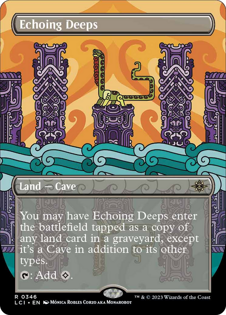 Echoing Deeps (Borderless) [The Lost Caverns of Ixalan] | Golgari Games