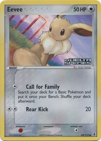 Eevee (69/113) (Stamped) [EX: Delta Species] | Local Legends