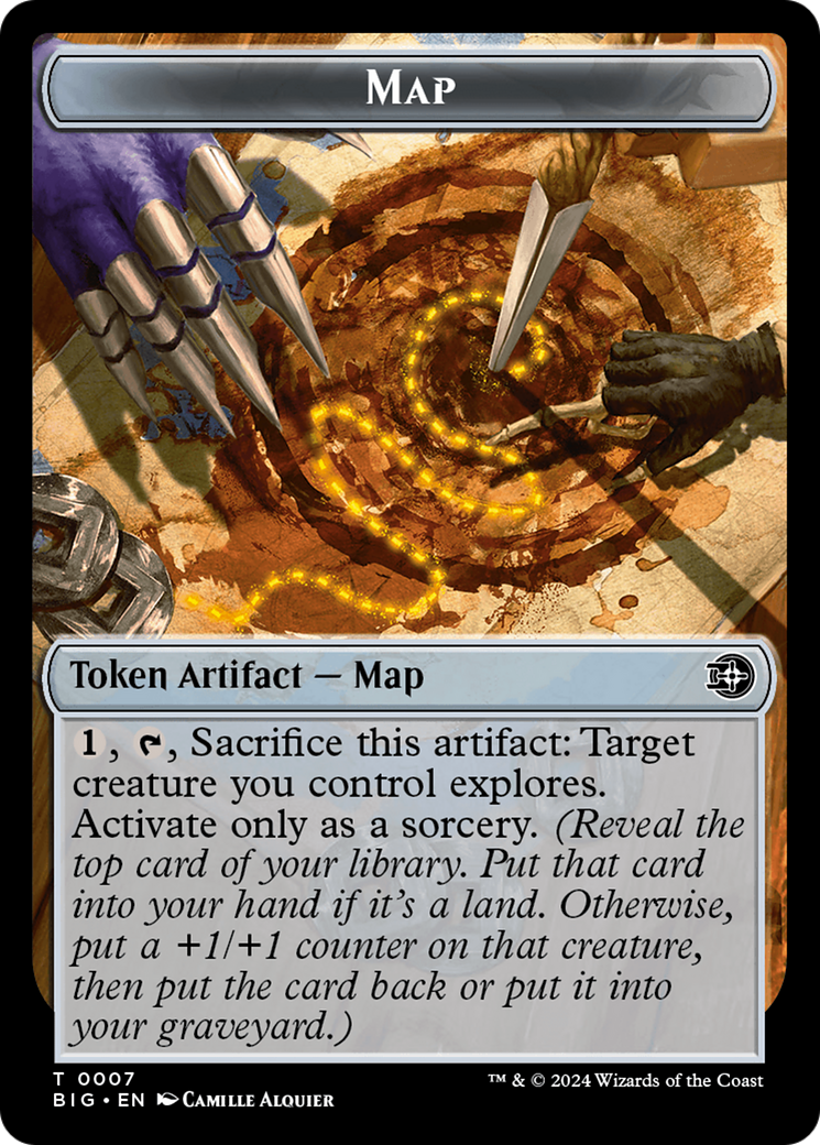 Map Token [Outlaws of Thunder Junction: The Big Score Tokens] | Local Legends