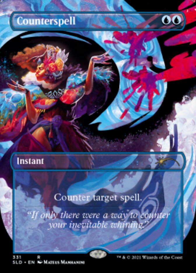 Counterspell (Borderless) [Secret Lair Drop Series] | Golgari Games