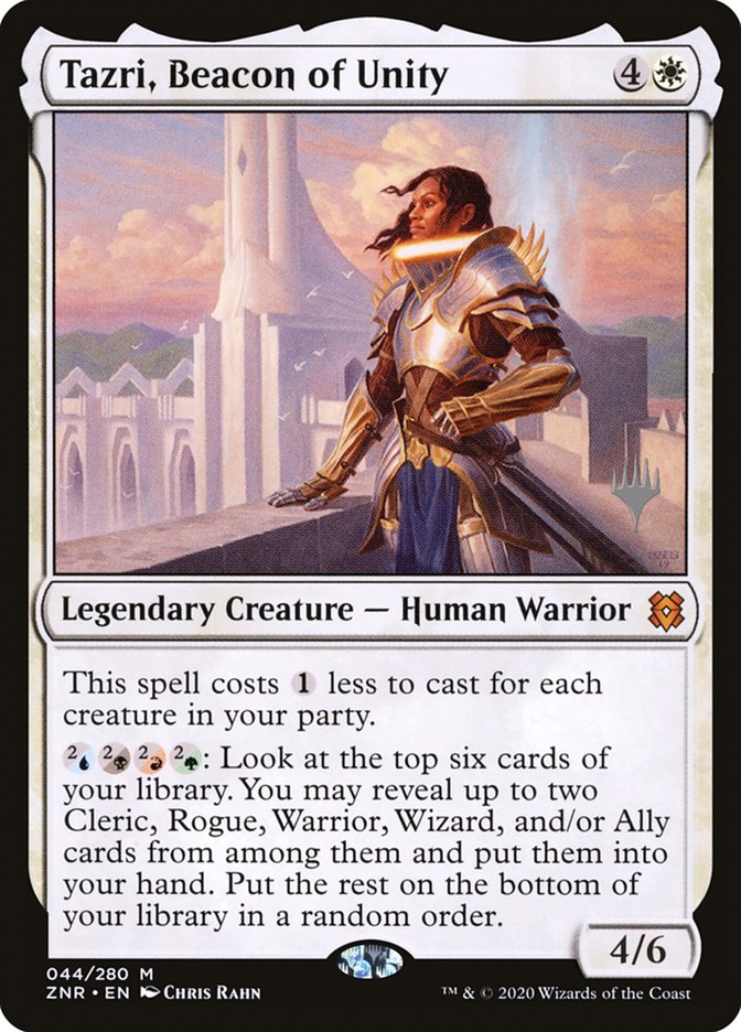 Tazri, Beacon of Unity (Promo Pack) [Zendikar Rising Promos] | Local Legends