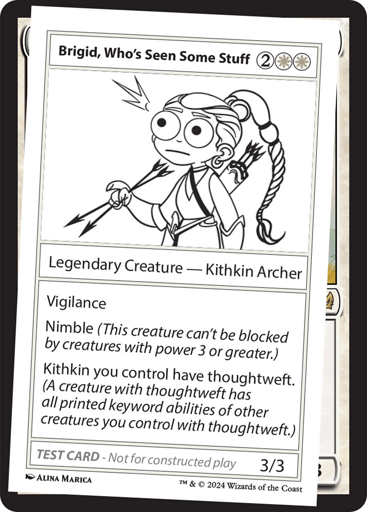 Brigid, Who's Seen Some Stuff [Mystery Booster 2 Playtest Cards] | Local Legends