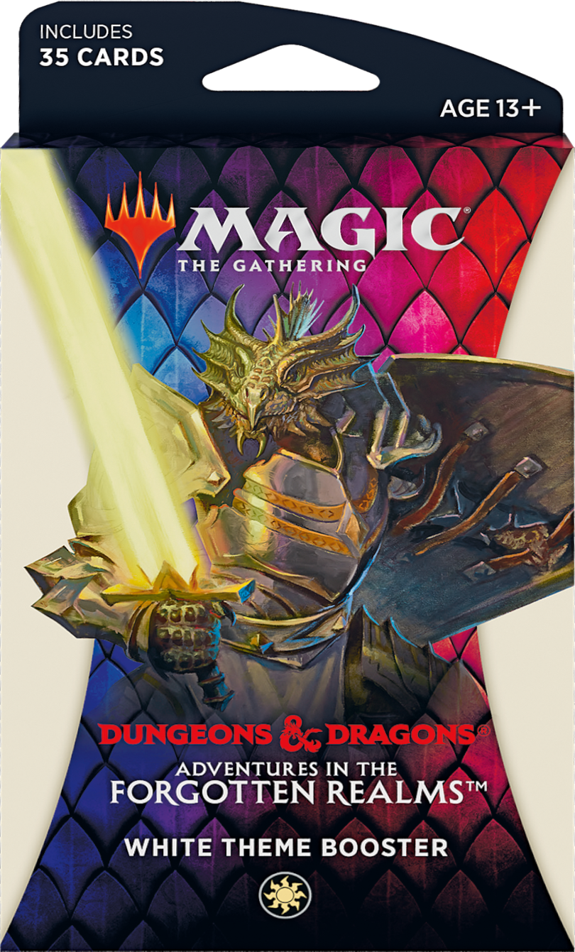 Dungeons & Dragons: Adventures in the Forgotten Realms - Theme Booster (White) | Local Legends