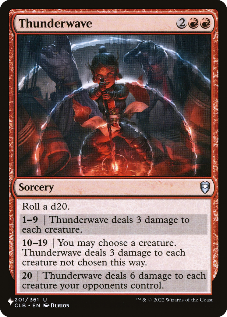 Thunderwave [The List] | Local Legends