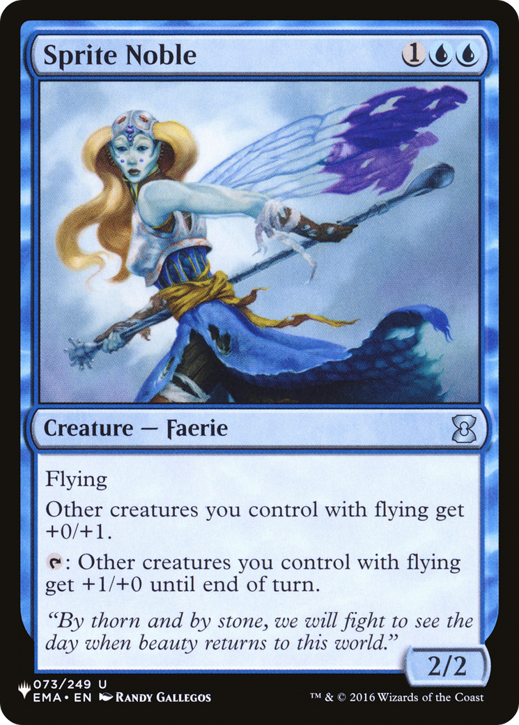 Sprite Noble [The List] | Local Legends