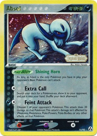 Absol (15/92) (Stamped) [EX: Legend Maker] | Local Legends