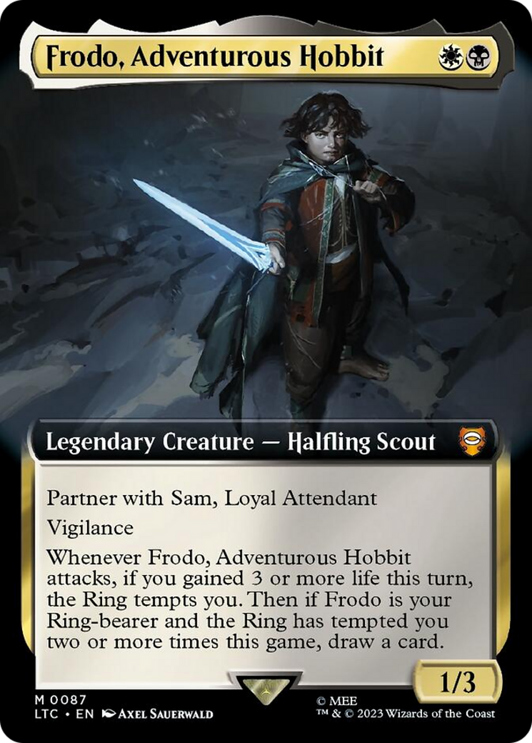 Frodo, Adventurous Hobbit (Extended Art) [The Lord of the Rings: Tales of Middle-Earth Commander] | Local Legends