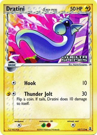 Dratini (65/113) (Delta Species) (Stamped) [EX: Delta Species] | Local Legends