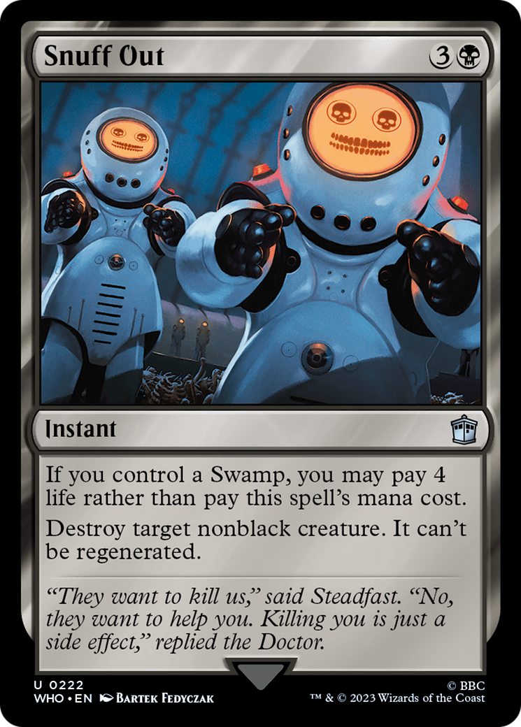 Snuff Out [Doctor Who] | Local Legends