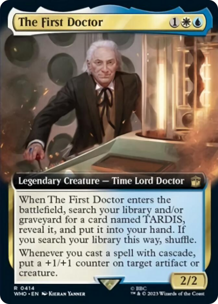 The First Doctor (Extended Art) [Doctor Who] | Golgari Games