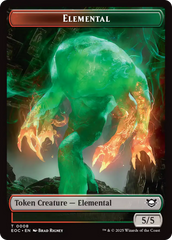 Beast (0006) // Elemental (0008) Double-Sided Token [Edge of Eternities Commander Tokens] | Local Legends