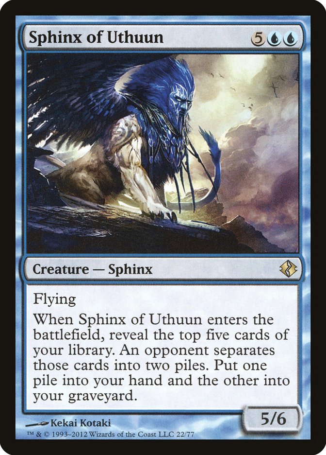 Sphinx of Uthuun [Duel Decks: Venser vs. Koth] | Local Legends