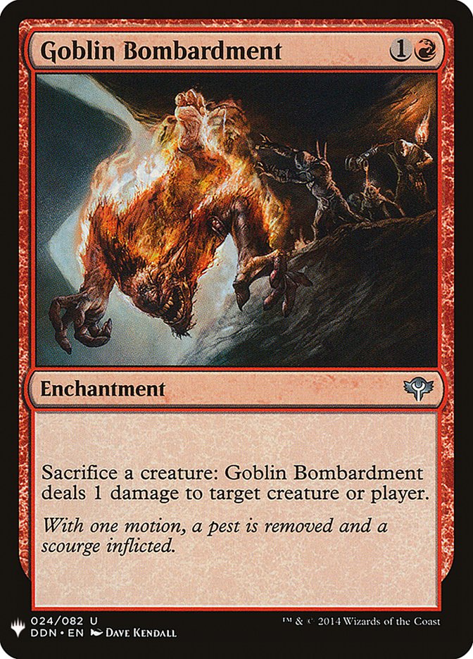 Goblin Bombardment [Mystery Booster] | Local Legends