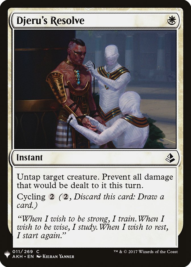 Djeru's Resolve [Mystery Booster] | Local Legends
