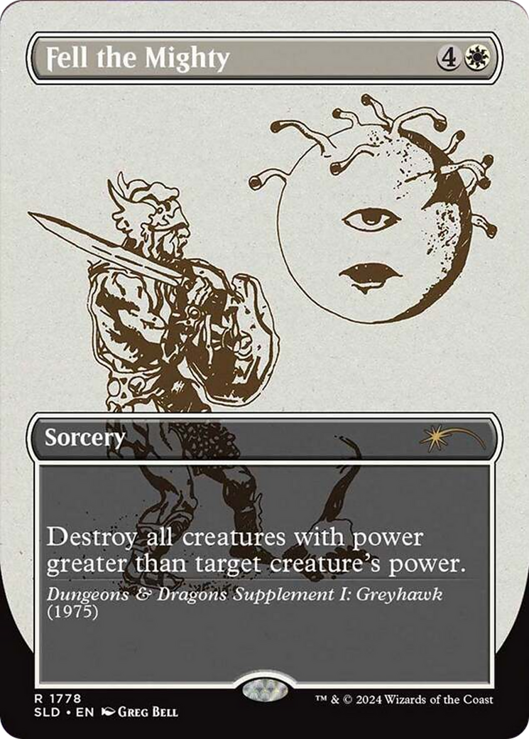 Fell the Mighty [Secret Lair Drop Series] | Local Legends