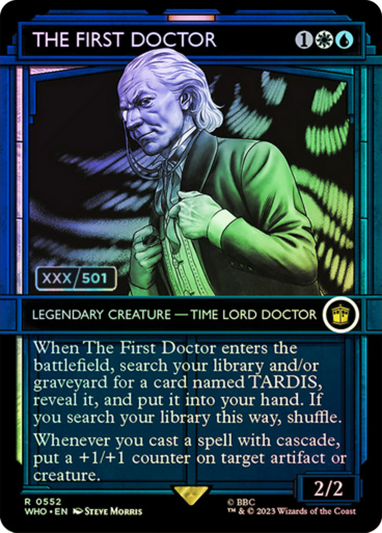 The First Doctor (Serial Numbered) [Doctor Who] | Golgari Games