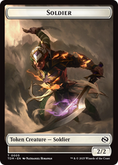 Soldier (0004) // Soldier (0005) Double-Sided Token [Tarkir: Dragonstorm Tokens] | Local Legends