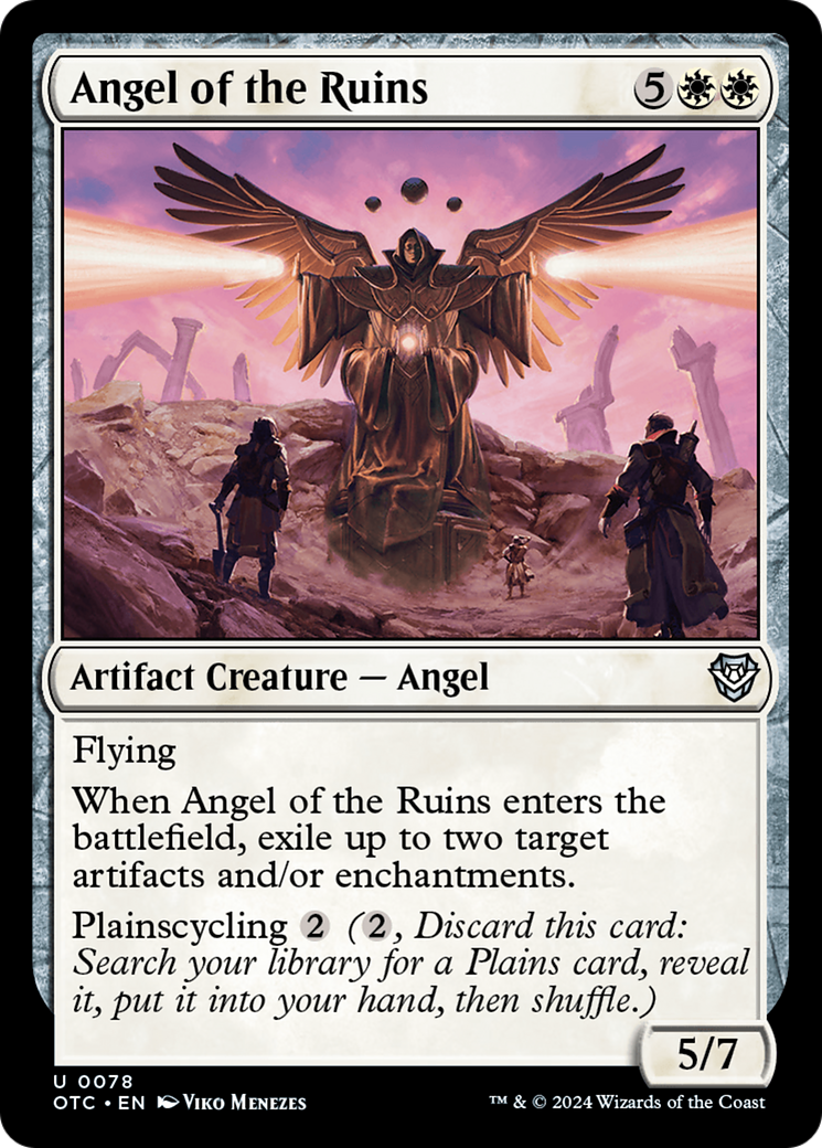 Angel of the Ruins [Outlaws of Thunder Junction Commander] | Golgari Games